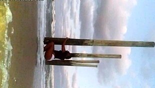 ebony babe takes multiple shots of her tits and ass 😍