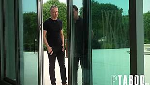 petite teen toby moona in pov gets double anal blowjob from david perry and snake.