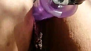 I’m Obsessed with Devska Fucking Herself Using Her Big Dildo Up Close