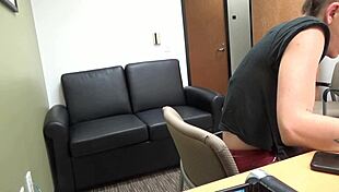 Intriguing casting session on the sofa with a rough interview for Zelda main character