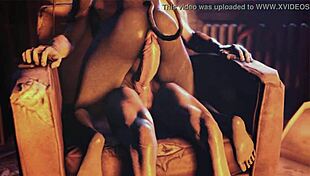 DMC's Night Before Christmas Delivers Intense Futanari Action. Monster Cock Anal And Masturbation Scenes Explode With Passion