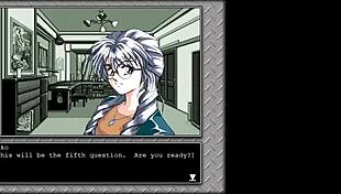 adult hentai game from 1993 episode 3, answering questions correctly leads to winning sex rewards