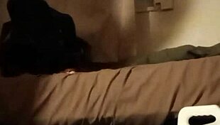 Oh wow, look at those feet in purple lace lingerie!