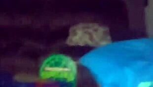 Amateurs try doggystyle for the first time, bent over in excitement.