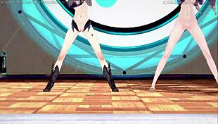 Genshin Impact MMD Featuring Kesha Timber Layla Kirara Mona Fischl Yoimiya Hu Tao Xinyan