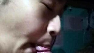 I love giving blowjobs to his big cock