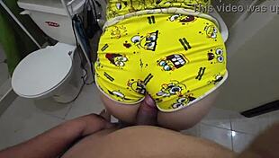 delicioso sexo en el baño mientras se maquilla con fucking ass big ass pov