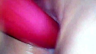 Blonde BBW Milf Plays With Toys Under Maledom Control