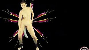 i feel so emotional watching my sweet asian dance with a buttplug to psychedelic music part one