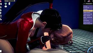 i joined honoka and momiji in a nude threesome in the bathroom.