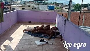 Morena Takes Three Black Cocks Outdoors Hard