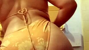 pink bikini girlfriend in homemade pov