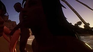 Feeling intense pleasure in shannon's party with ass licking, deepthroat, and creampie.