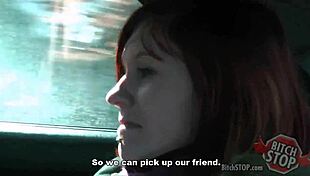 Redhead Teen Hitchhiker Monca Gets Fucked