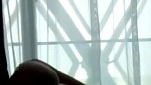 Asian beauty bent over for doggystyle sex and blowjob