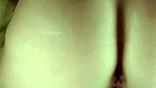 Horny blonde MILF MASTURBATES her shaved pussy to orgasm