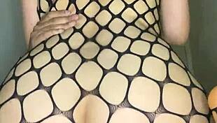 Latina Milf Riding with Big Tits Ass Cum Movements