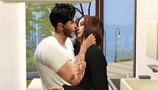 brunette begs me to lick her pussy and make her come in 3d hentai