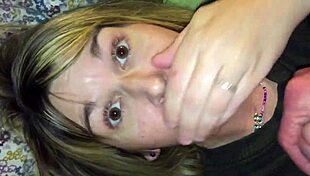 Wife Destroys Dress While Smoking And Giving Bj Facial