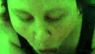 i tease his cock with my chubby young mouth till he cums