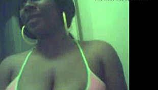 Ebony Slut Gives Wet Blowjob to Monster Cock from Ex.