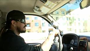 I admire her big tits bouncing in my hands.