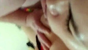 Mia is sucking my cock like a slut.