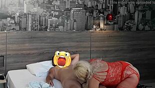 ever wonder what happens with that naughty neighbor bent over for doggystyle?