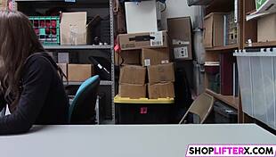 Sultry Cutie Faces Wiener Punishment For Theft