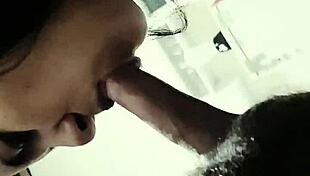 eueu2 gives a casual blowjob in everyday setting