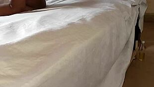 my petite girlfriend begs me to fuck her hard after work, craving that big black cock