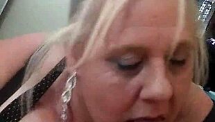 She deepthroats my cock with her big tits bouncing wildly