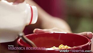 the little latin teen got licked in the shower while fingering herself.