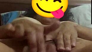 My cousin and I masturbate on video call, my cock shoots all the milk