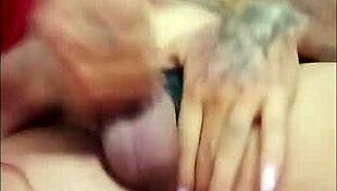 Ts angelique - i fill a panty with my cum for a client in lingerie orgasm solo