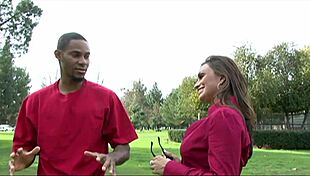 Claudia Valentine Around The City Looking For A Nice Black Guy