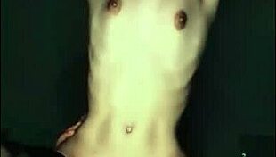 skinny petite girl creampied in stockings