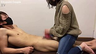 Emotional edging with toy on big dick.