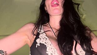 hot milf riding in lingerie for homemade orgasm