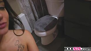 Big Dick For Horny Stepsis Gia Paige! She Sucks It Hard!