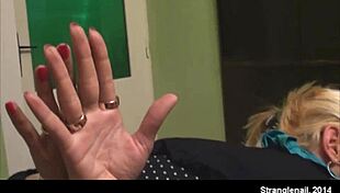 Girl Hogtied with Palms Out, Wow!