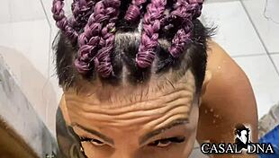 did we fuck in the bathroom and cum inside her tight pussy?