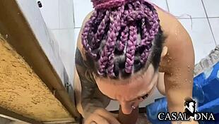 did we fuck in the bathroom and cum inside her tight pussy?