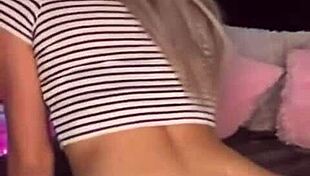 Hot teen shakes her big ass on webcam for you.