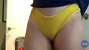 Sexy teen model says, 'Watch my hot webcam solo show.'