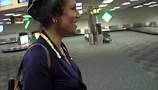 Milf Stewardess Feels Wrecked By Black Dick