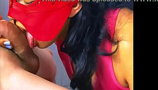 Shy latina student cheats with coworker to orgasm