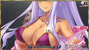 animated gif of huang gai in bikini from shinrenki musou tenka touitsu den
