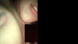 Hot girl performs on webcam