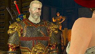 The Witcher Into The Water Scene